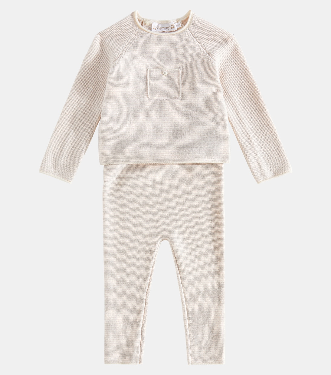 Baby - Felpa e pantaloni in lana e cotone | Bonpoint