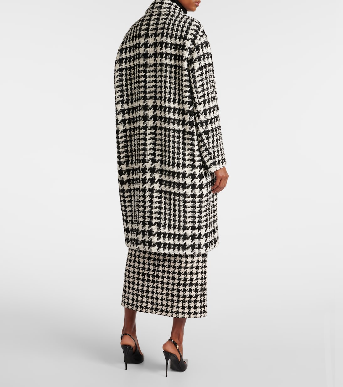 Oversized houndstooth coat | Dolce&Gabbana