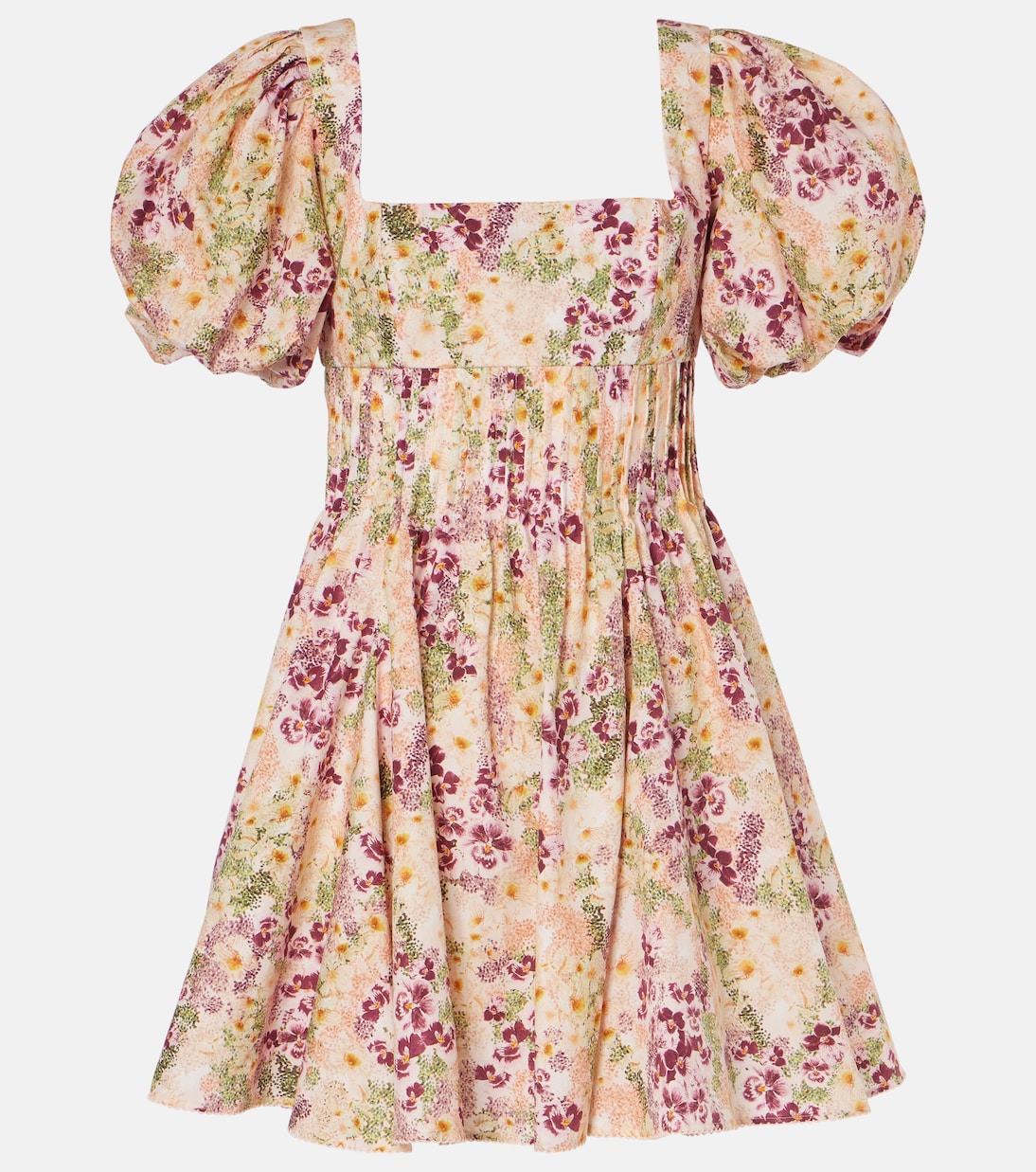 Vestido corto Caramelo Florecer | Agua by Agua Bendita