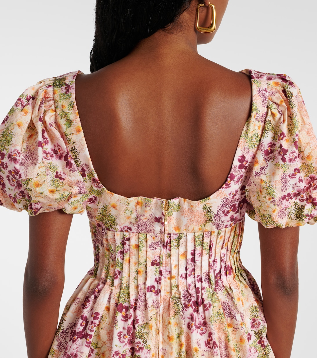 Vestido corto Caramelo Florecer | Agua by Agua Bendita