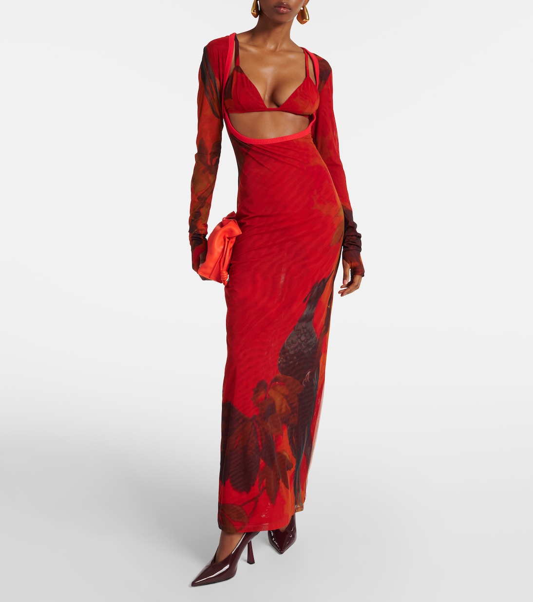 Libertine printed cutout maxi dress | SIR
