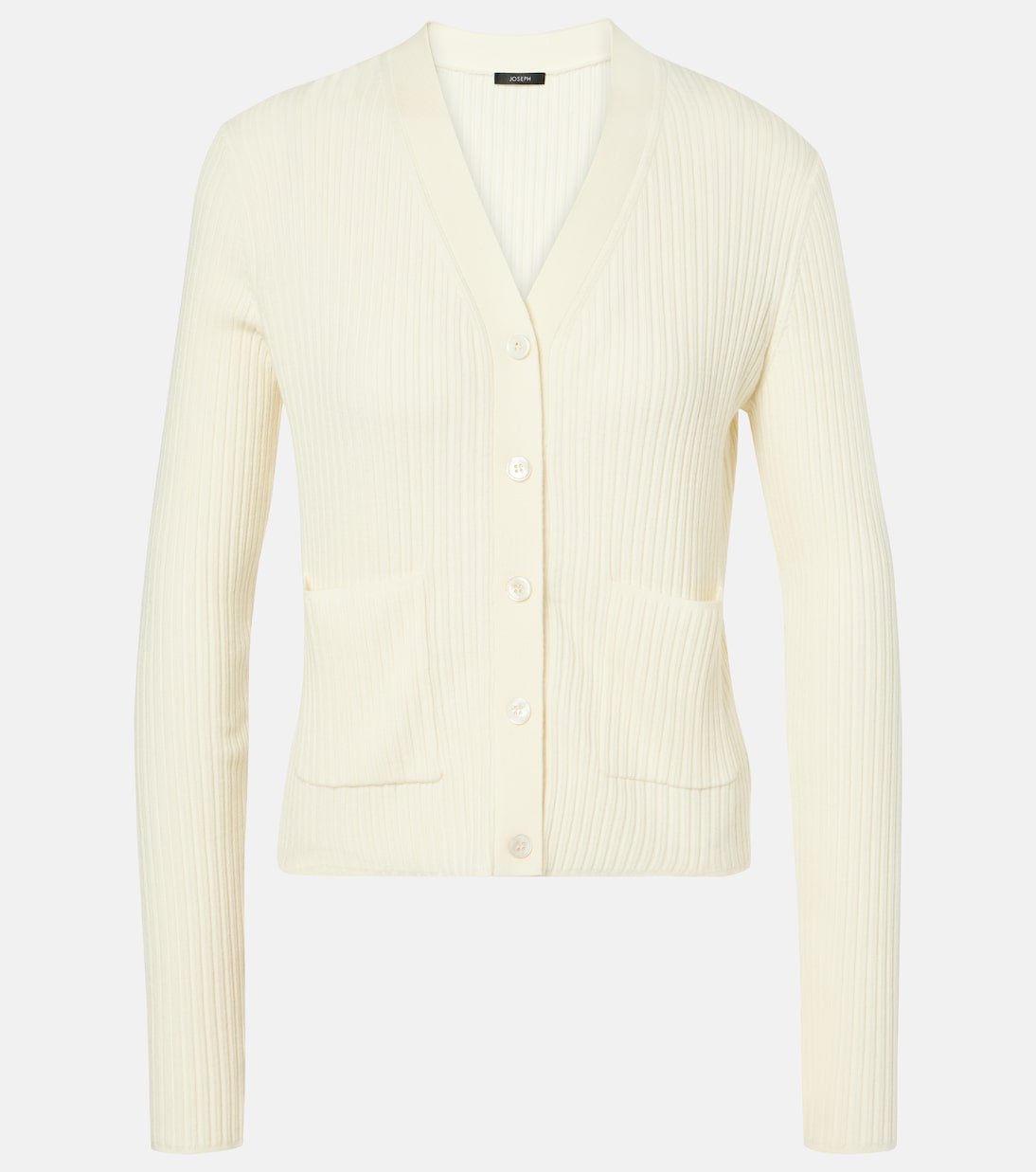 Cardigan in maglia di lana a coste | Joseph