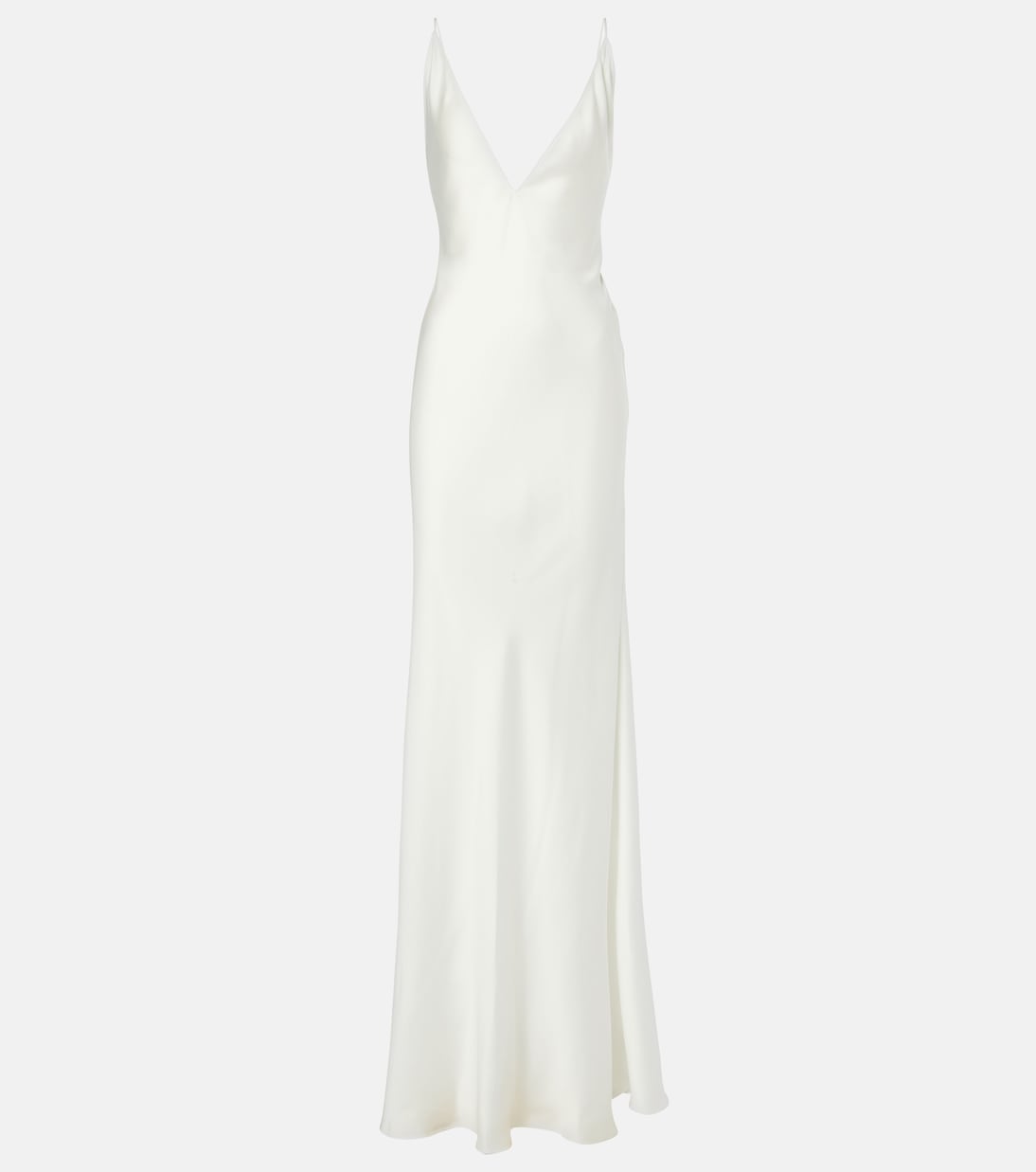 Open-back satin gown | The New Arrivals Ilkyaz Ozel