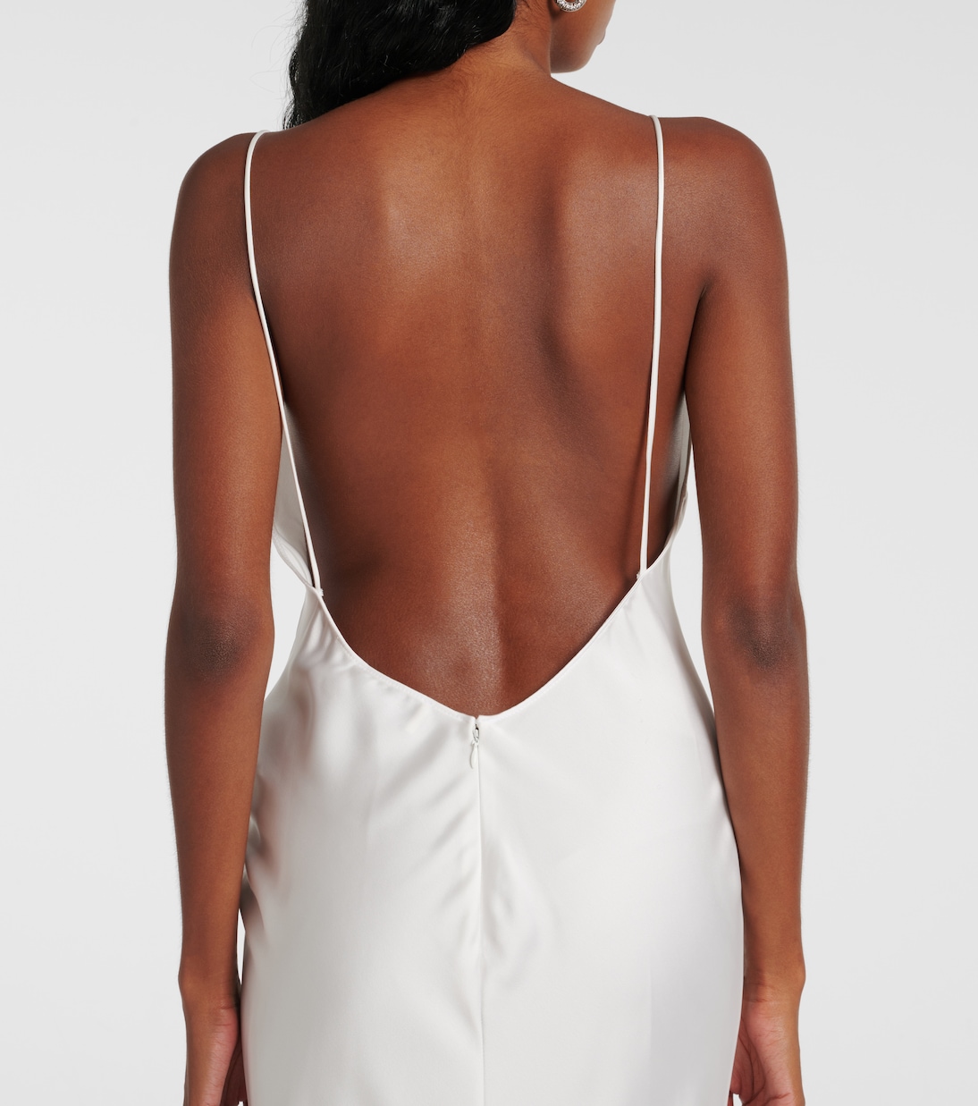 Open-back satin gown | The New Arrivals Ilkyaz Ozel