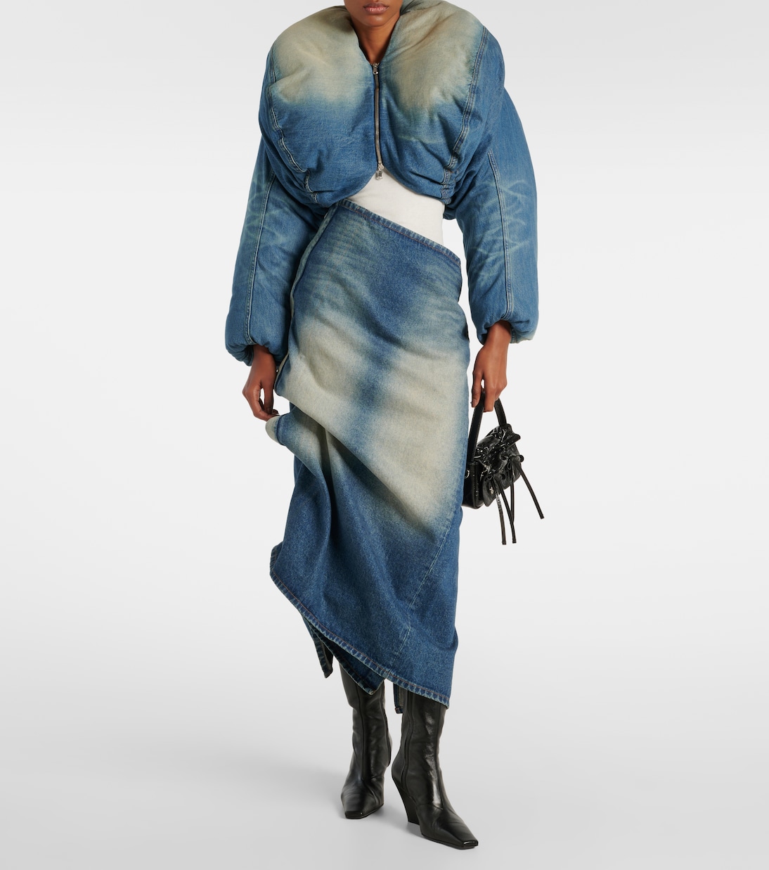 Wattierte Jacke aus Denim | Y/Project