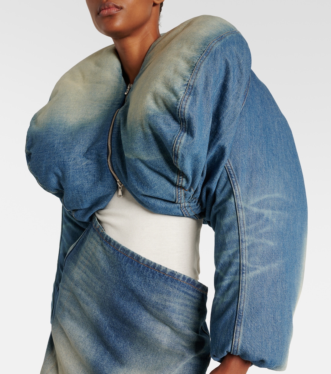 Wattierte Jacke aus Denim | Y/Project