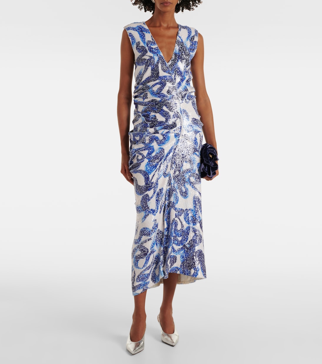 Abito midi con paillettes | Dries Van Noten