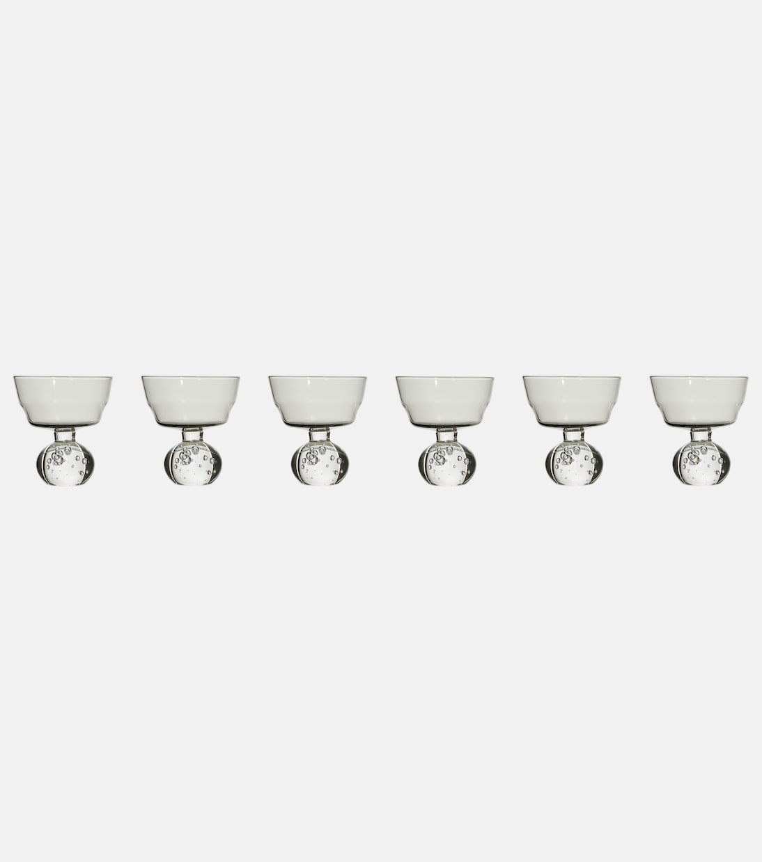 Eternal Snow Medium set of 6 glasses by Bela Silva | Serax
