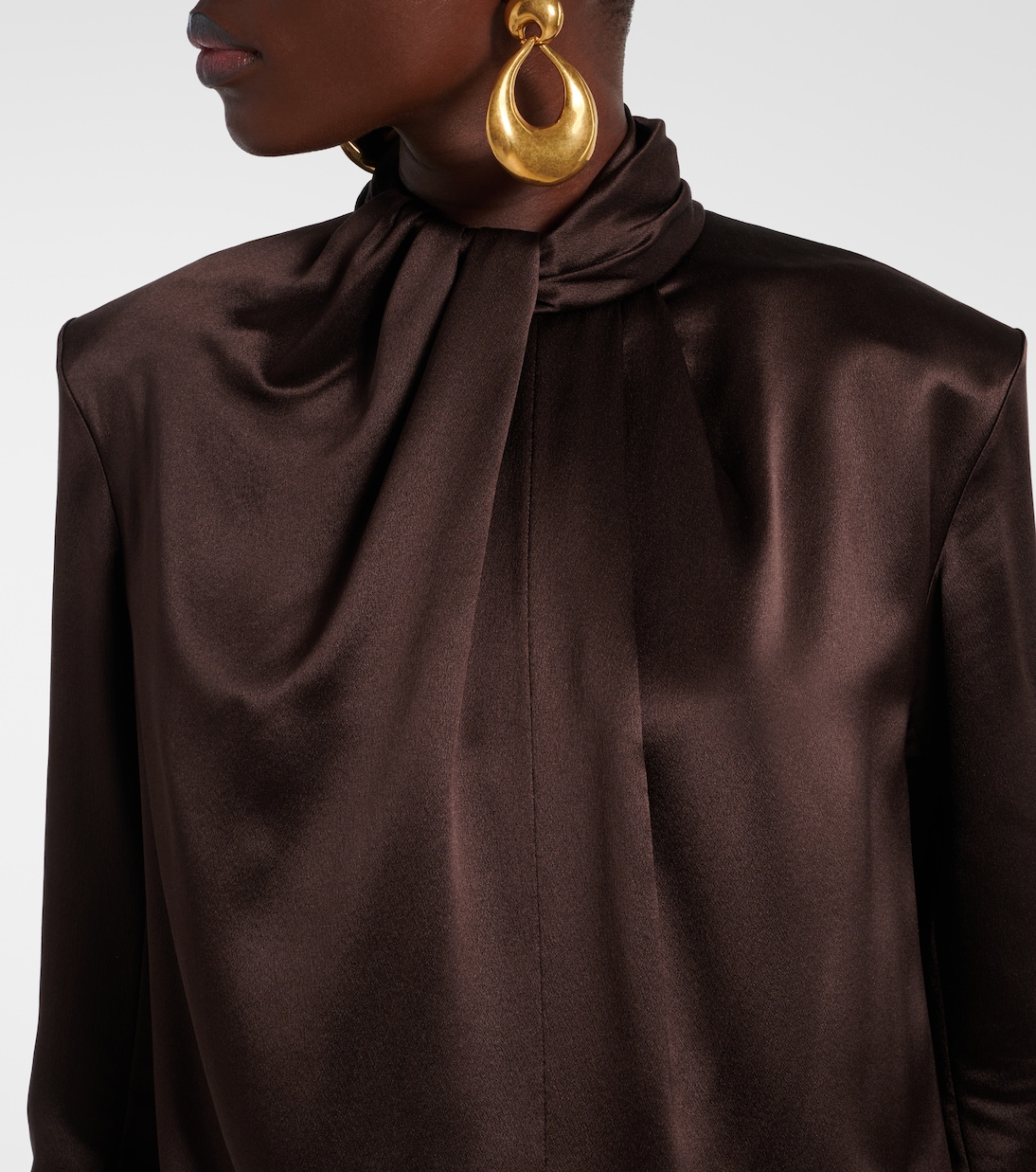 Blusa in raso di seta | Saint Laurent