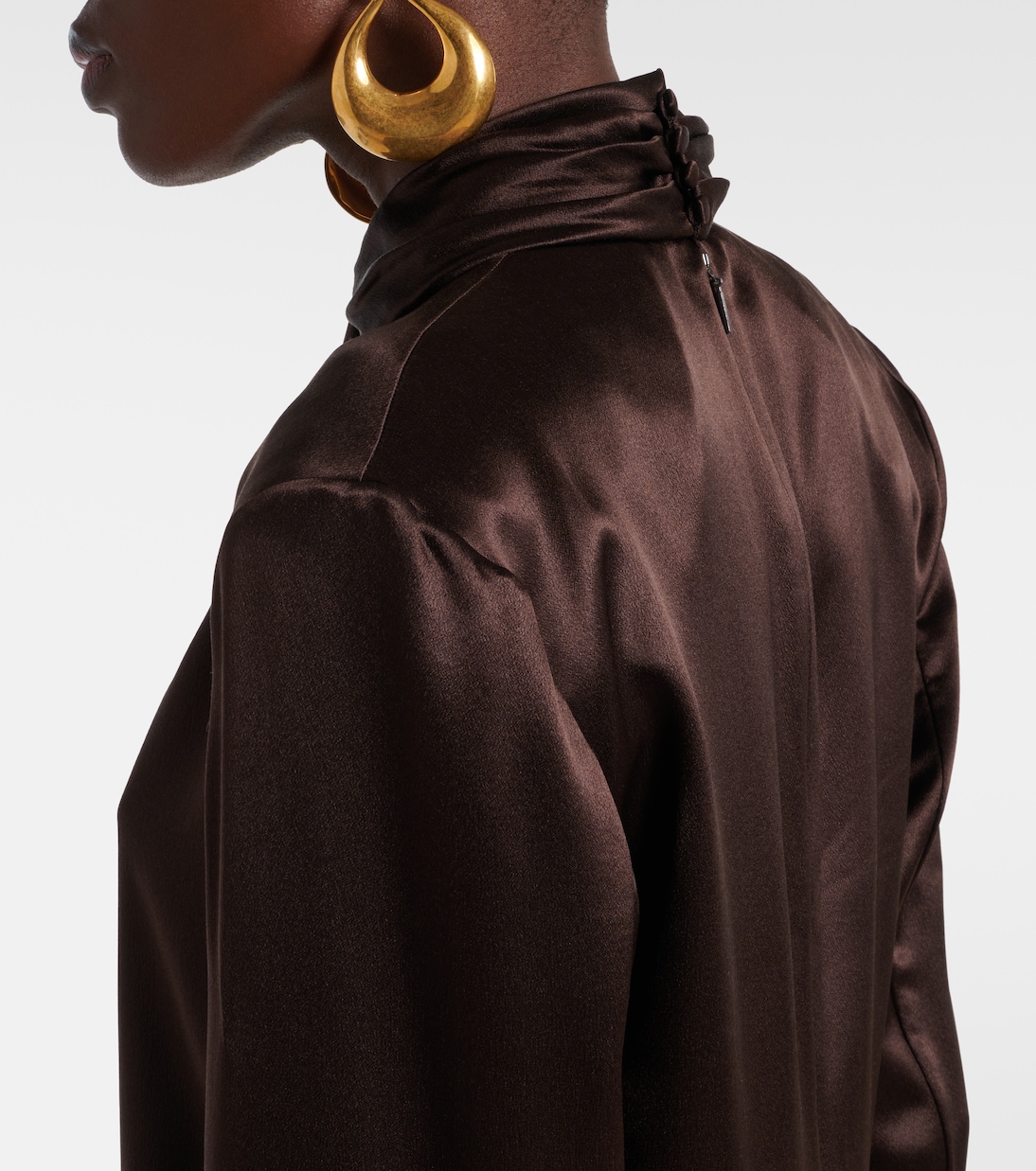 Blusa in raso di seta | Saint Laurent