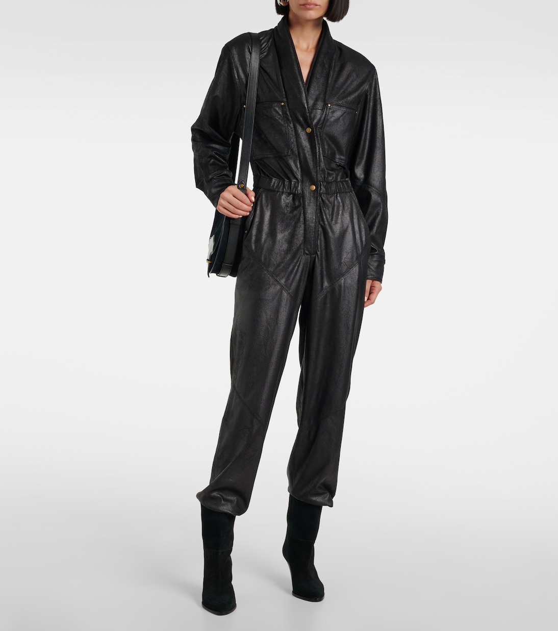 Faux leather jumpsuit | Isabel Marant