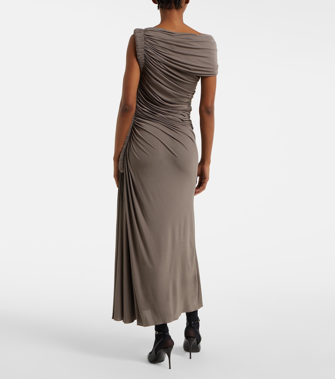 Asymmetric midi dress | Alaïa