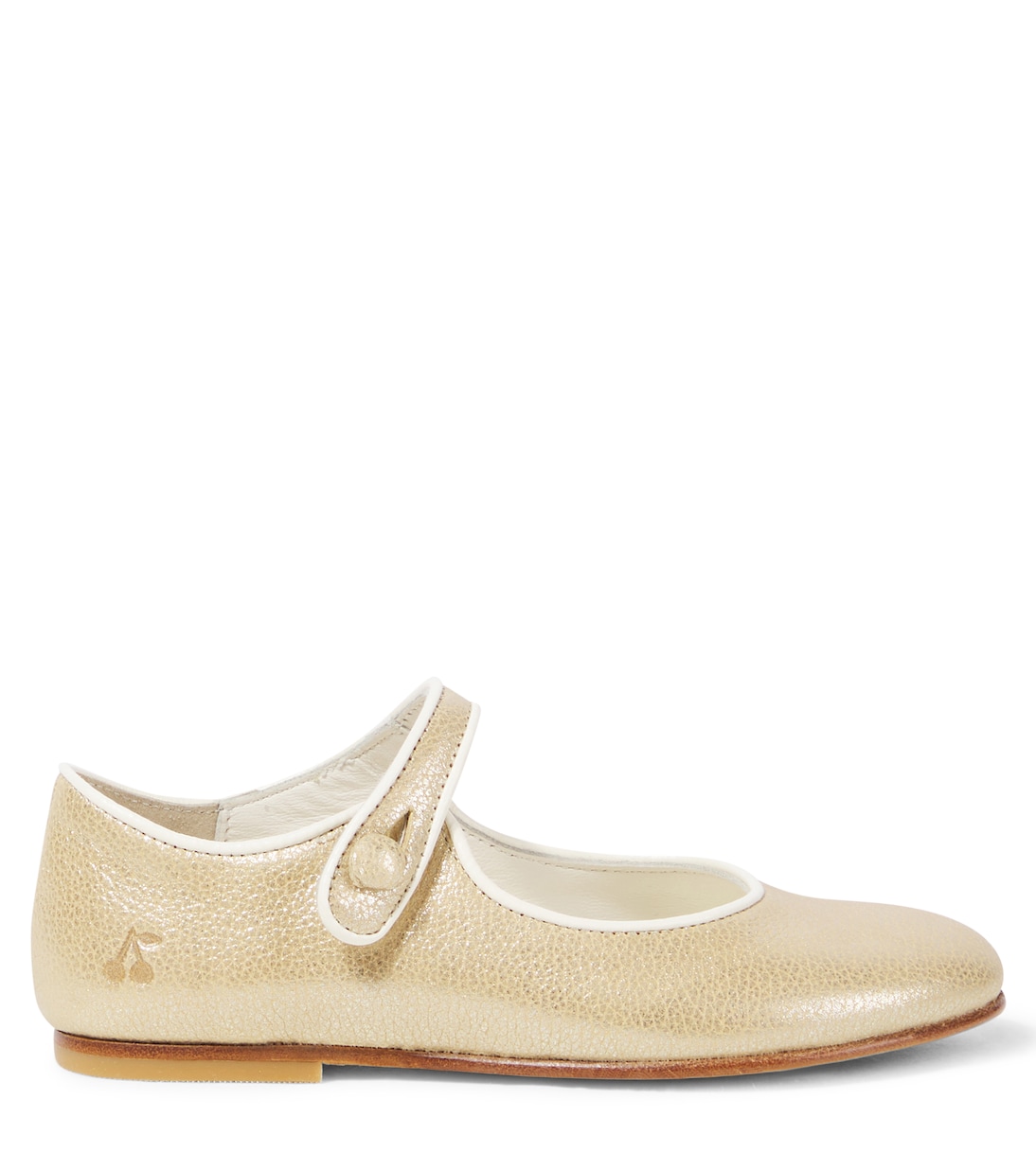 Ella metallic leather Mary Jane flats | Bonpoint