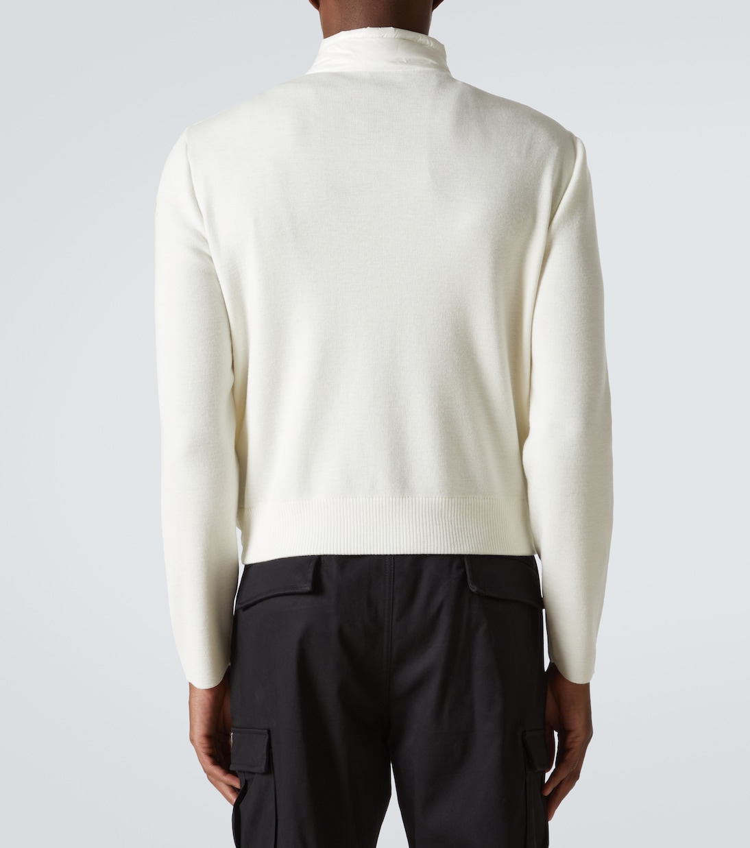 Down-paneled virgin wool jacket | Moncler