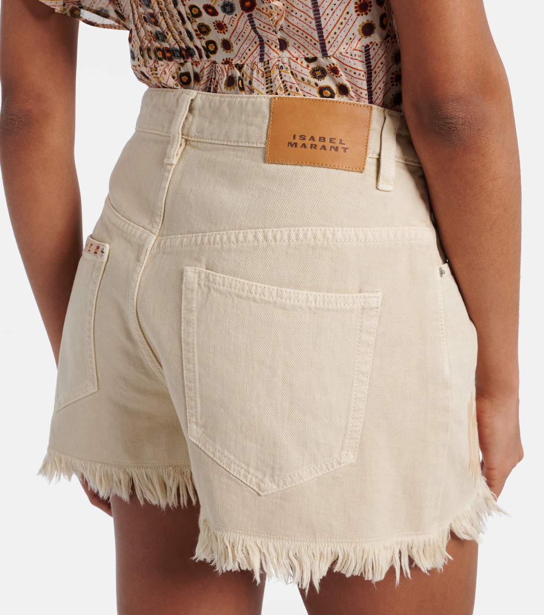 Short Lesia brodé en jean | Marant Etoile
