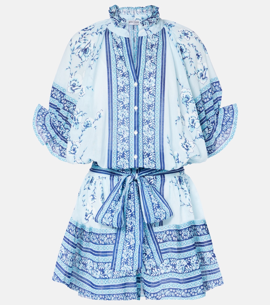 Bedrucktes Minikleid aus Baumwolle | Juliet Dunn