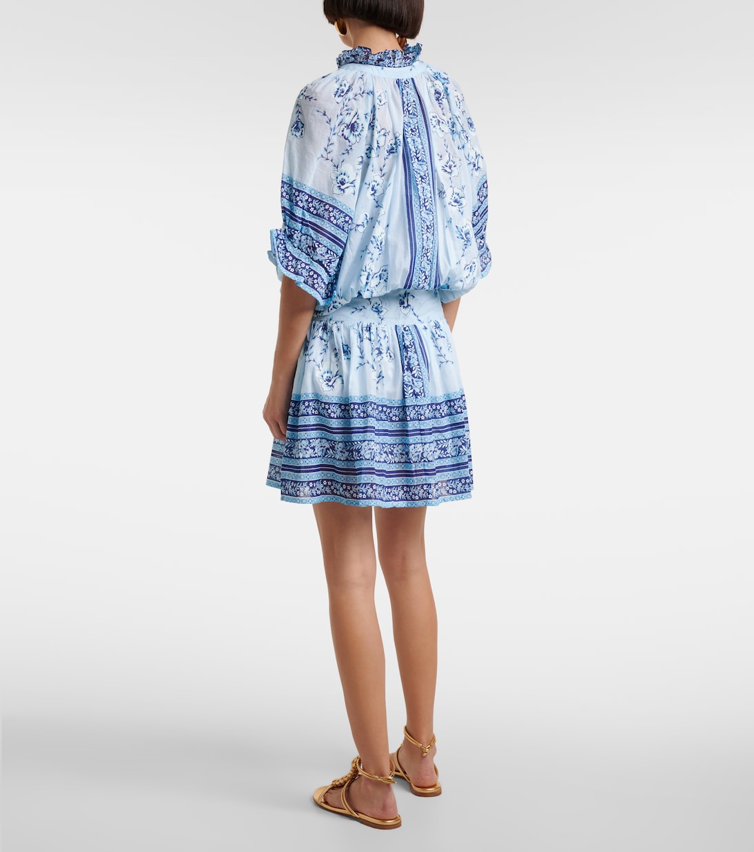 Bedrucktes Minikleid aus Baumwolle | Juliet Dunn