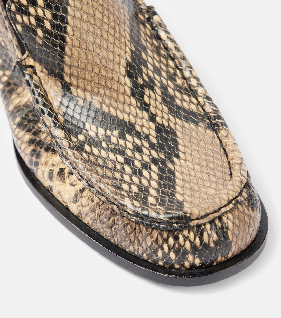 Scarpe DRIES VAN NOTEN in pelle effetto serpente per un look giovane e alla moda