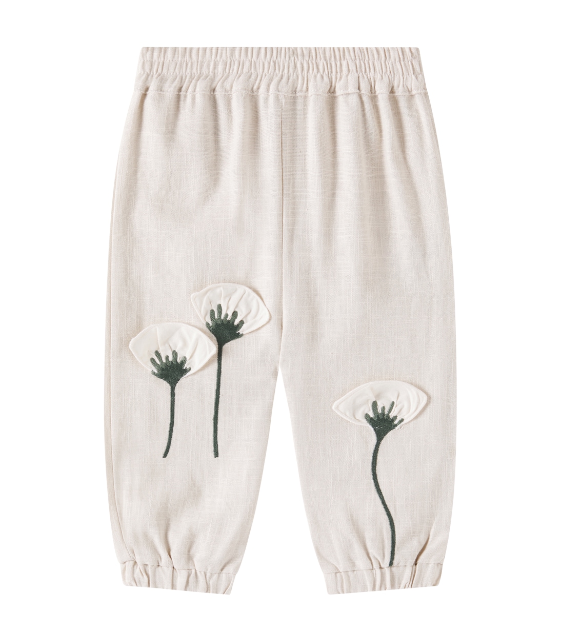 Baby Bestickte Hose Anje aus Leinen | Donsje