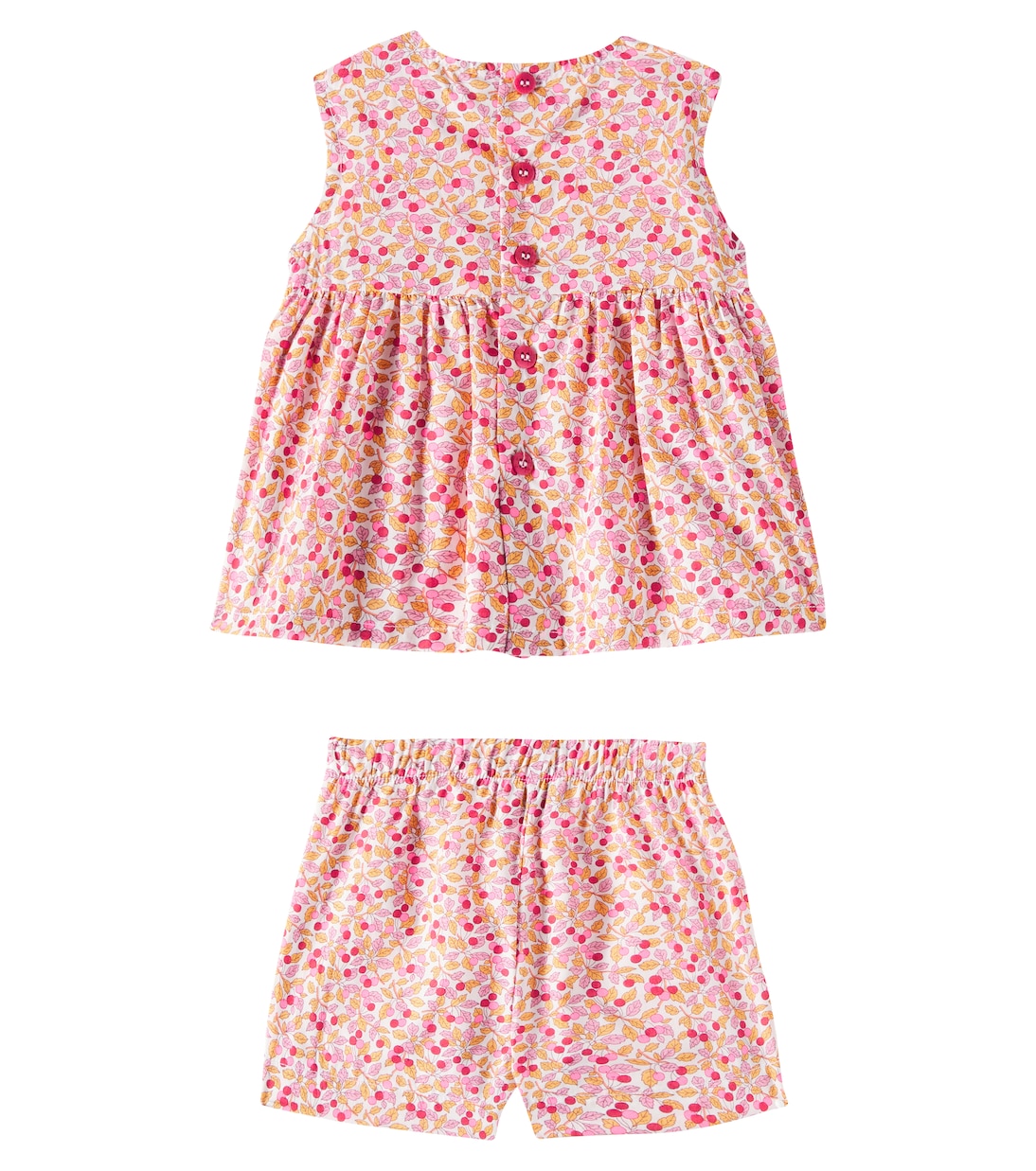 Bébé – Ensemble chemise et short en coton | Il Gufo