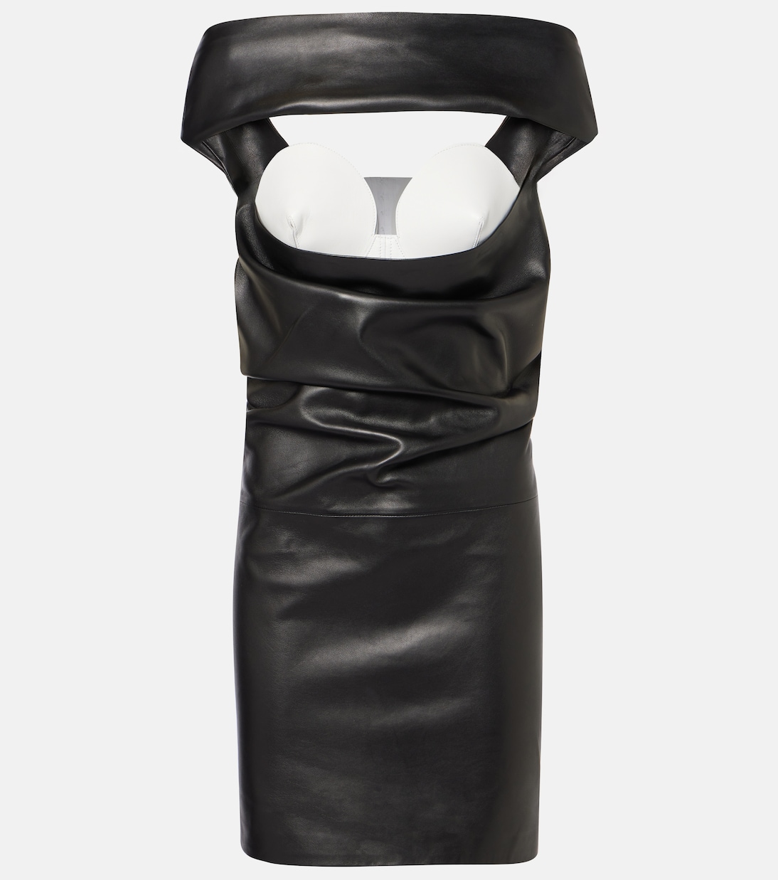 Robe de cocktail en cuir | Jean Paul Gaultier