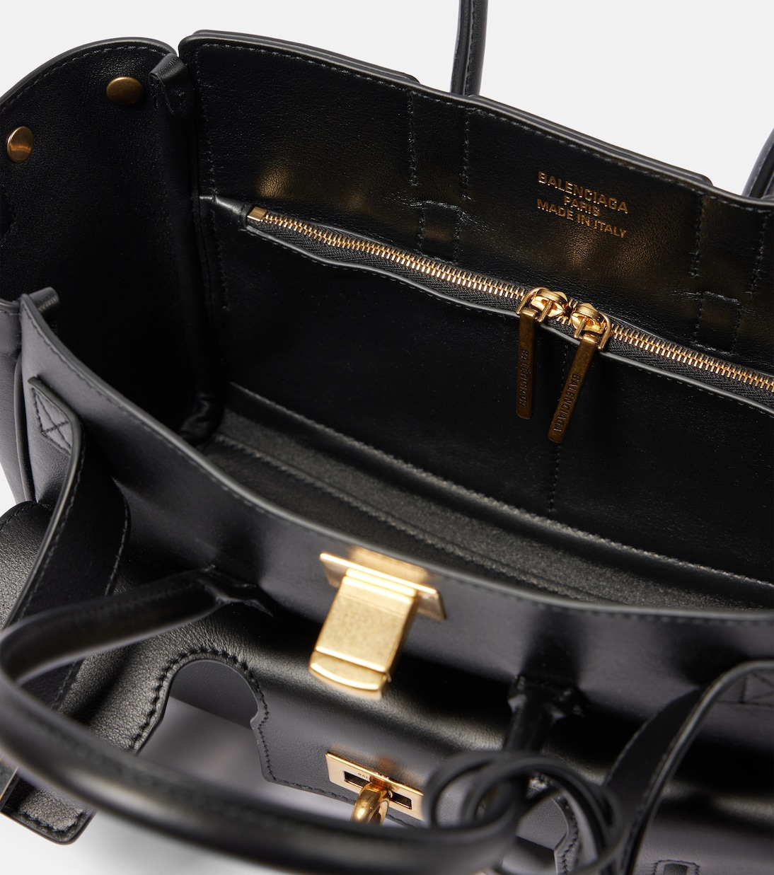 Bel Air Mini leather tote bag | Balenciaga
