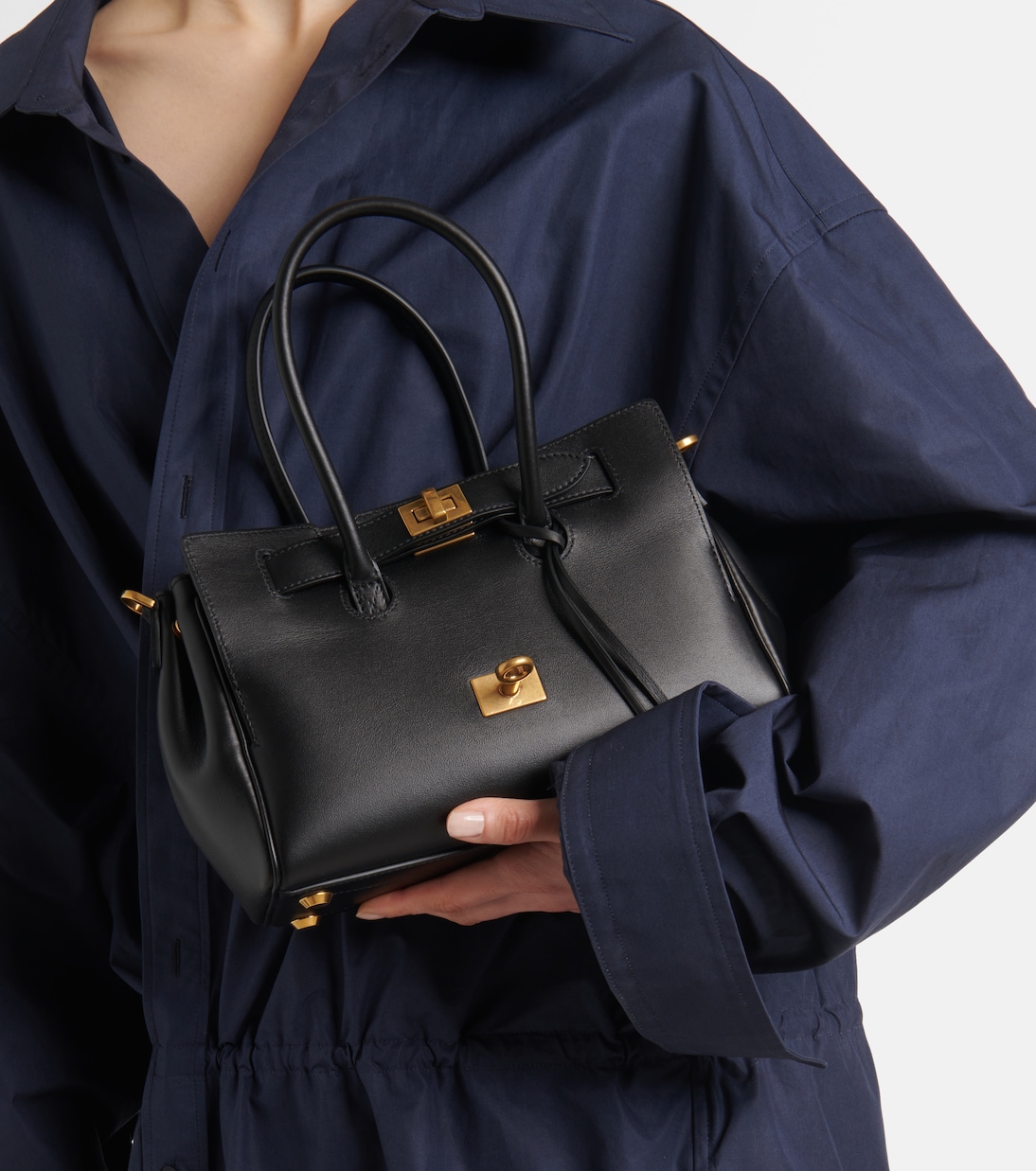 Bel Air Mini leather tote bag | Balenciaga