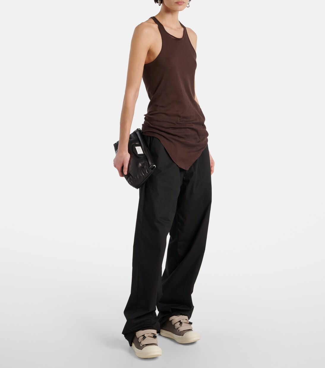 Scarpe sportive Jumbolace in tela Rick Owens, design avanguardistico per giovani trendy