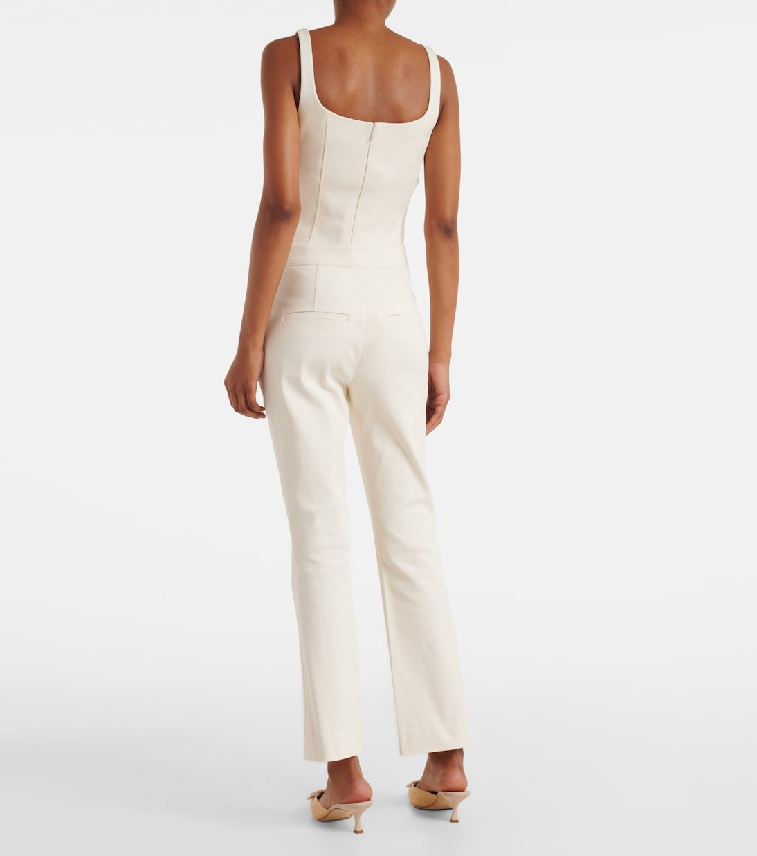 Pantaloni regular cropped Kimra | Veronica Beard