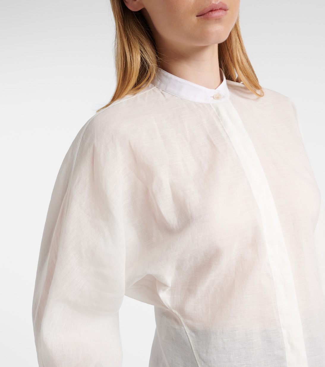 Blouse en coton et lin  | Alaïa