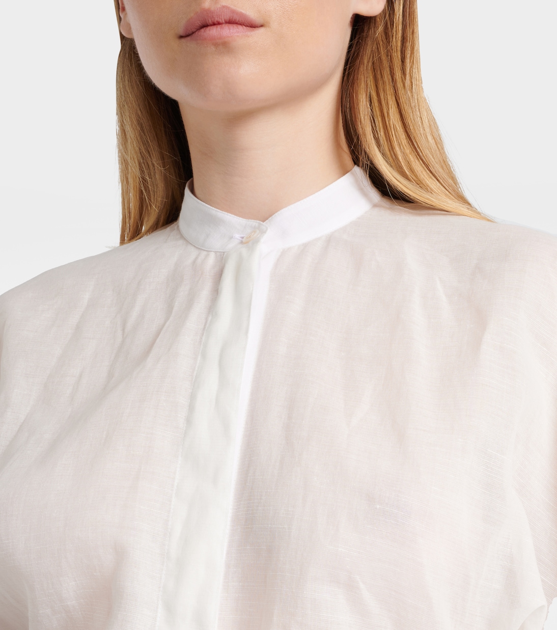 Blouse en coton et lin  | Alaïa
