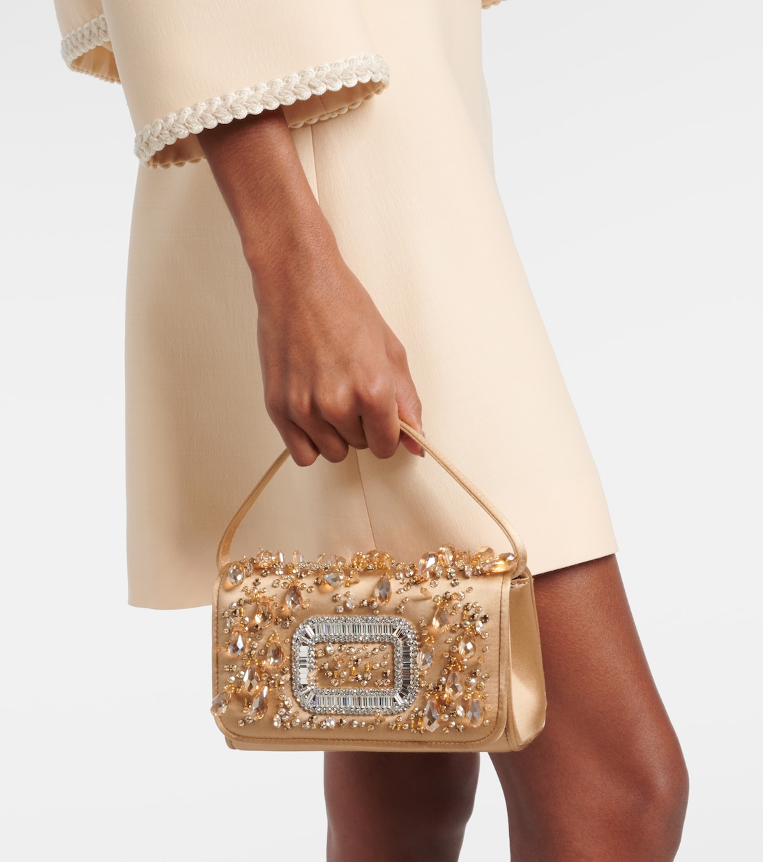 Borsa Pilgrim Micro con cristalli | Roger Vivier