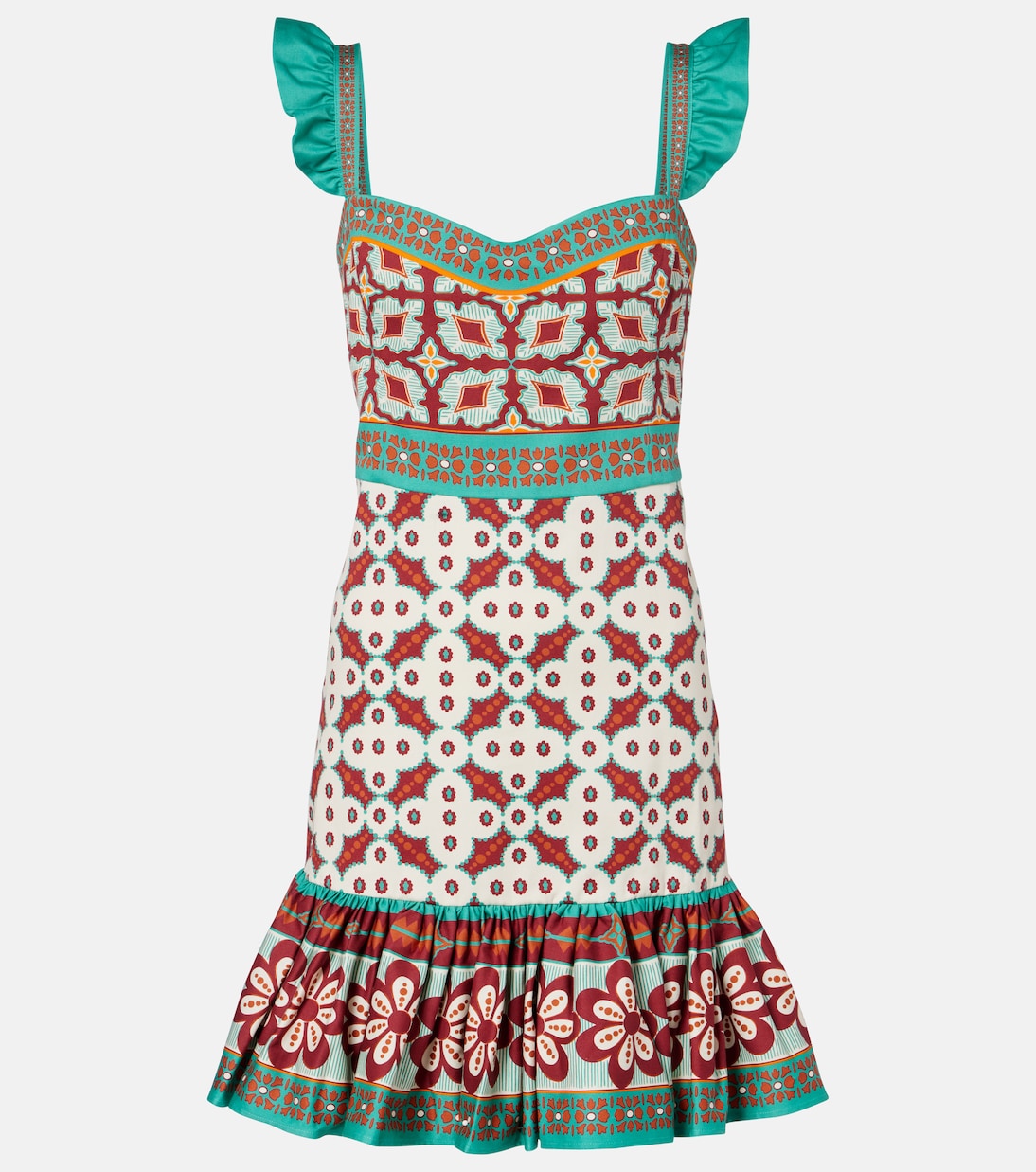 Mini Gingerbread printed minidress | La DoubleJ