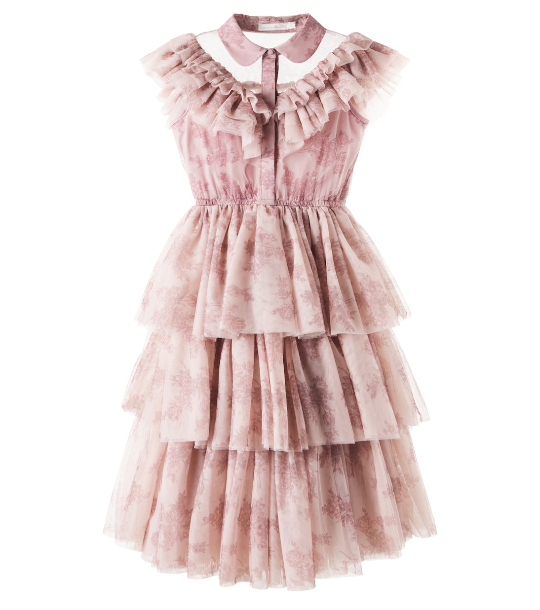 Jeena toile de jouy tulle dress | C'era Una Volta