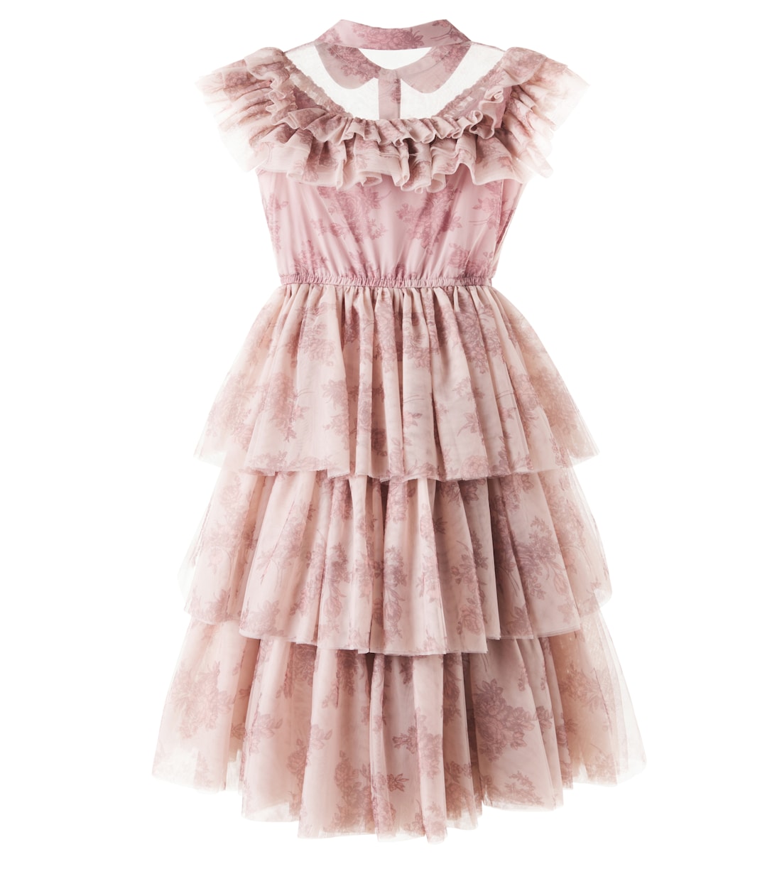 Jeena toile de jouy tulle dress | C'era Una Volta