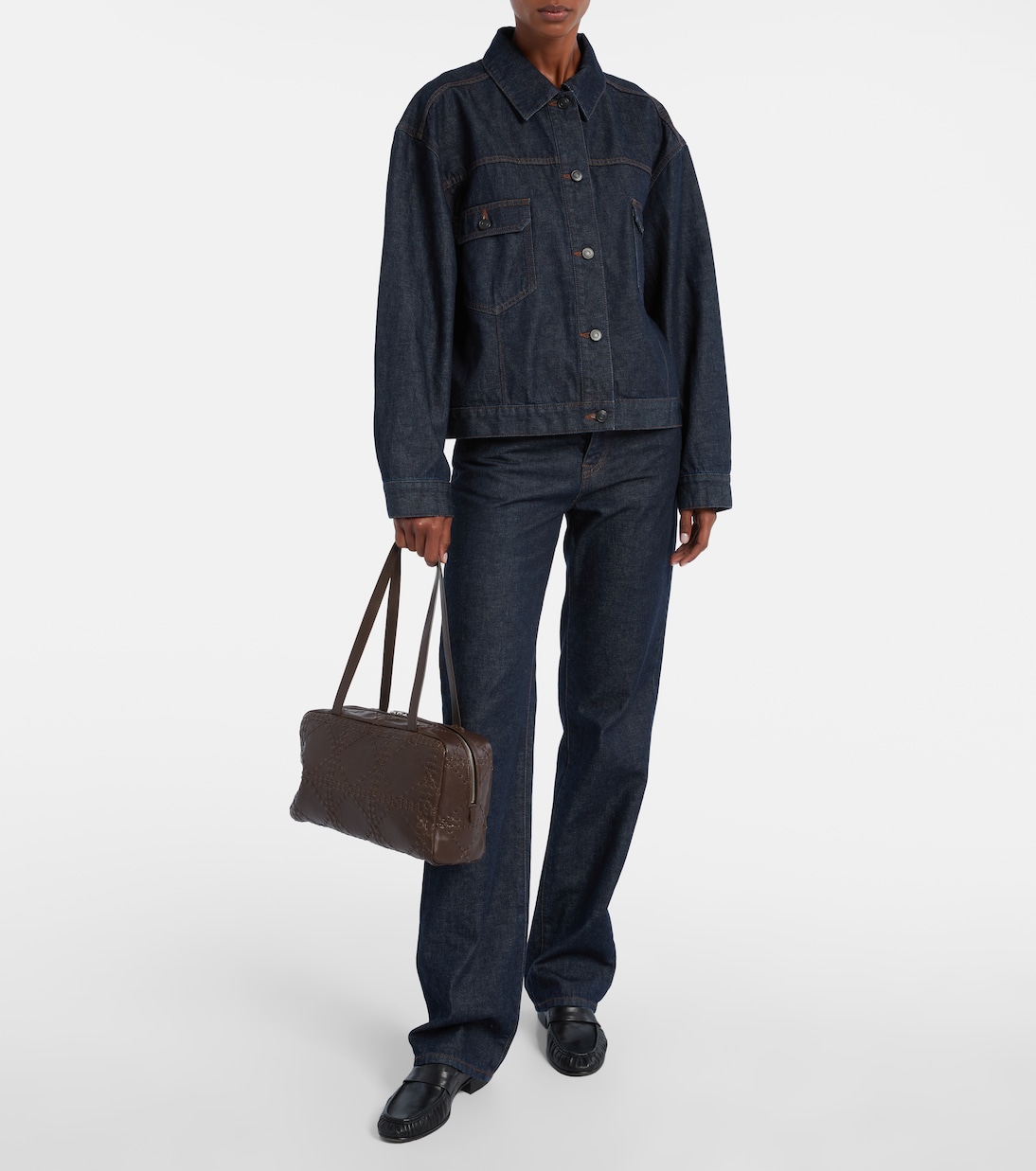 Astra leather shoulder bag | The Row