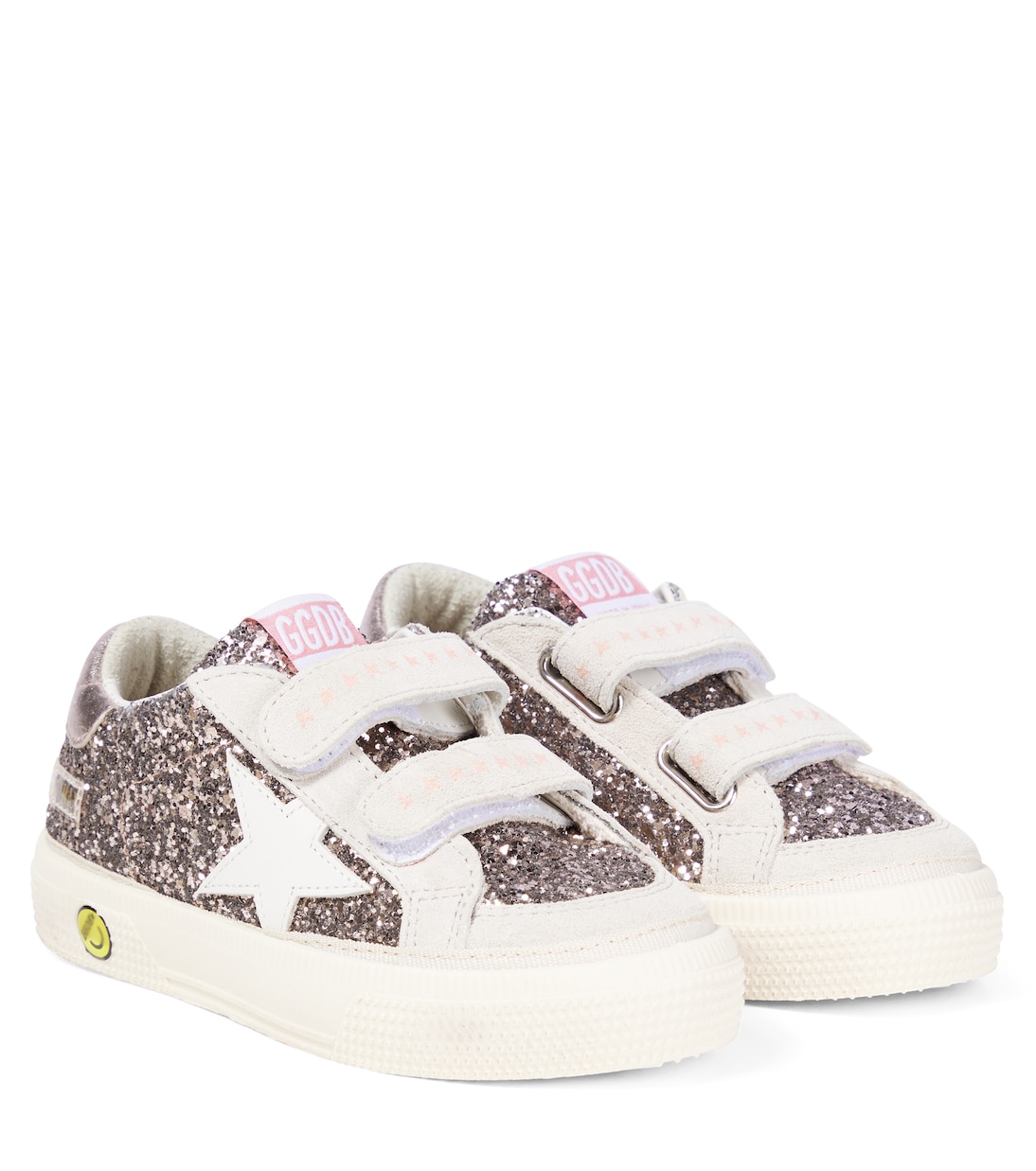 Sneakers May School aus Veloursleder mit Glitter | Golden Goose Kids