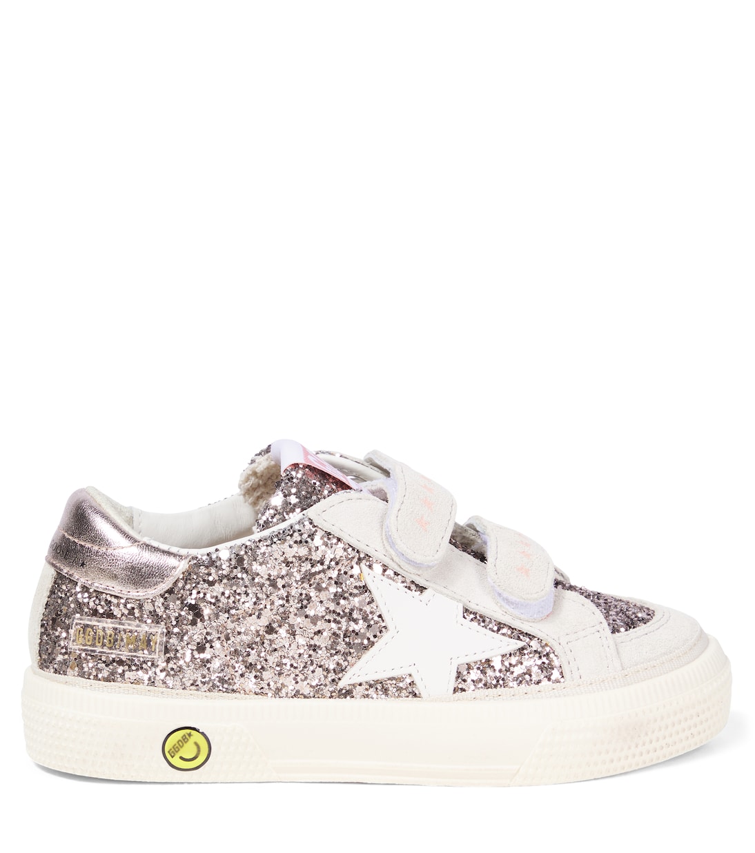 Sneakers May School aus Veloursleder mit Glitter | Golden Goose Kids
