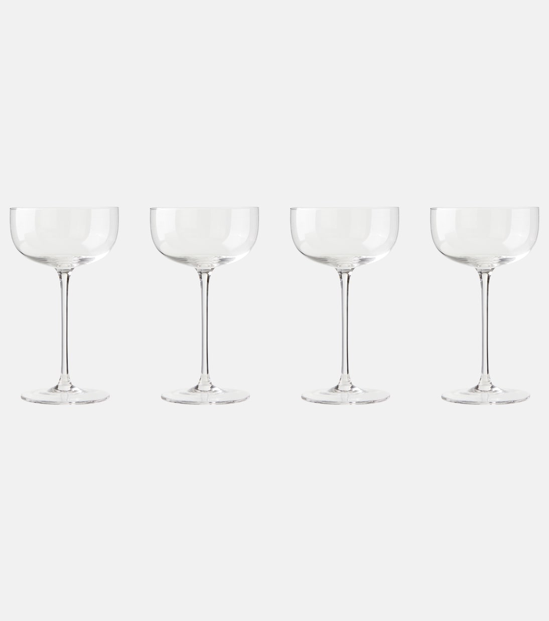 Anemone Vaniglia set of 4 champagne glasses | Serax