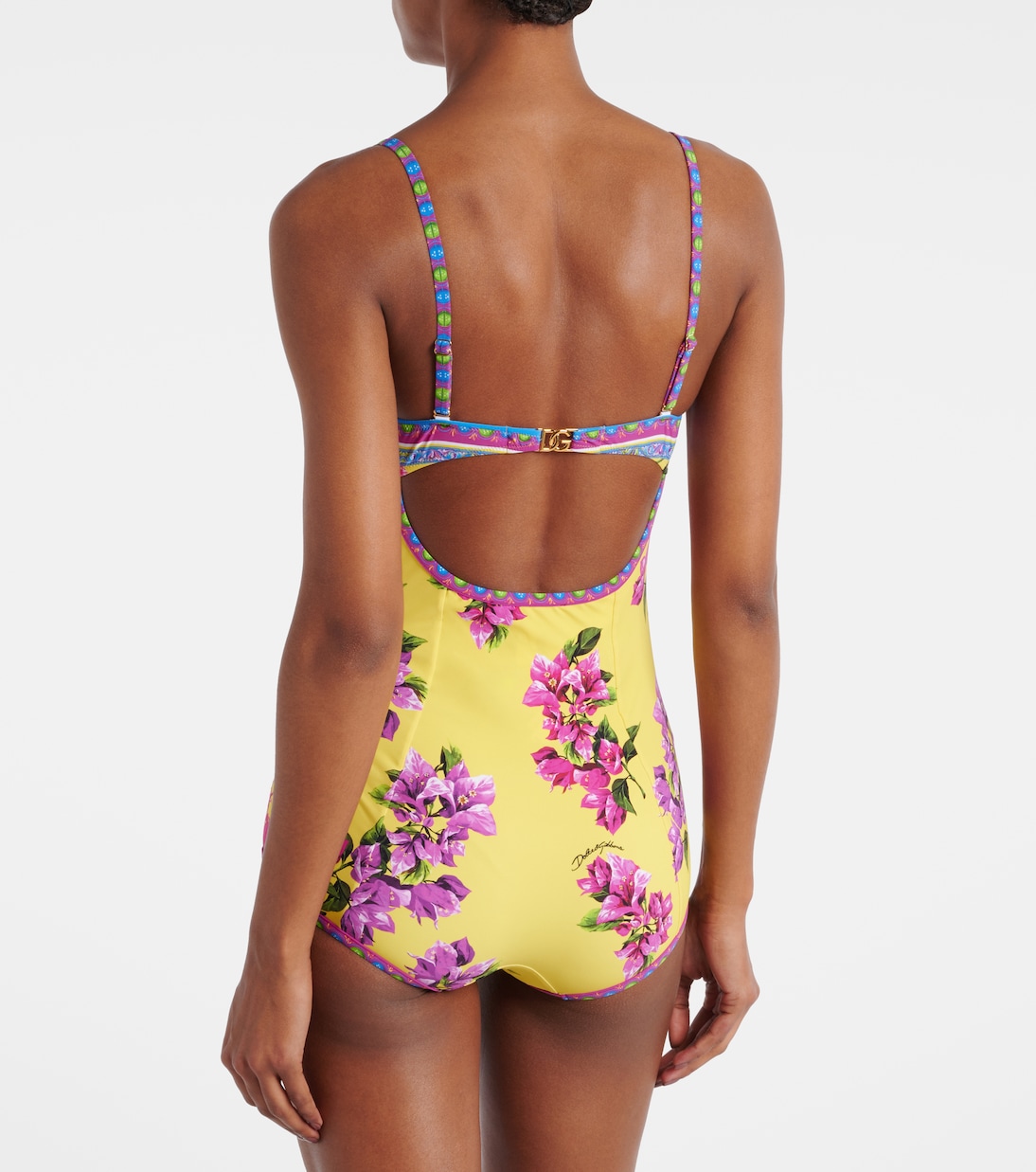 Costume intero con stampa floreale | Dolce&Gabbana