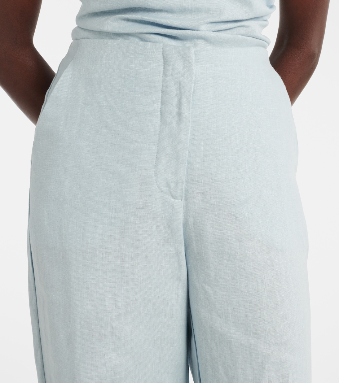 Pantaloni Lulea a gamba larga in lino | Faithfull