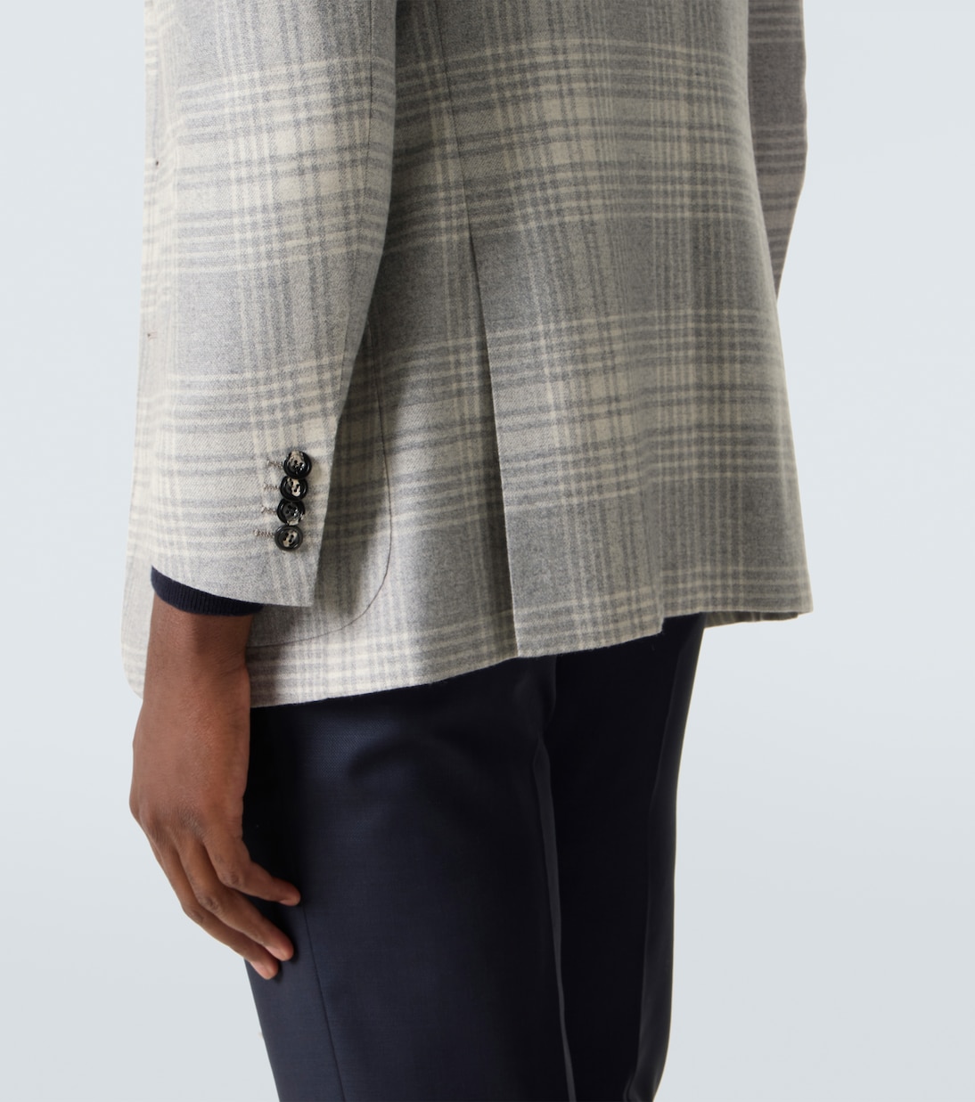 Prince Of Wales wool-blend blazer | Kiton