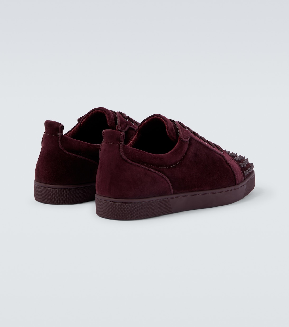 Sneakers Louis Junior Spikes aus Veloursleder | Christian Louboutin