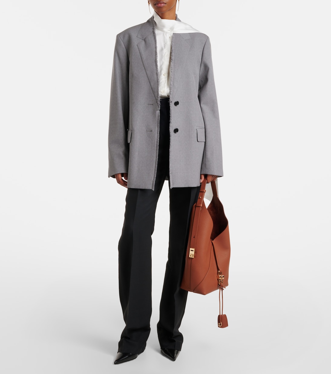 Borsa a spalla Origami Medium in pelle | Ferragamo