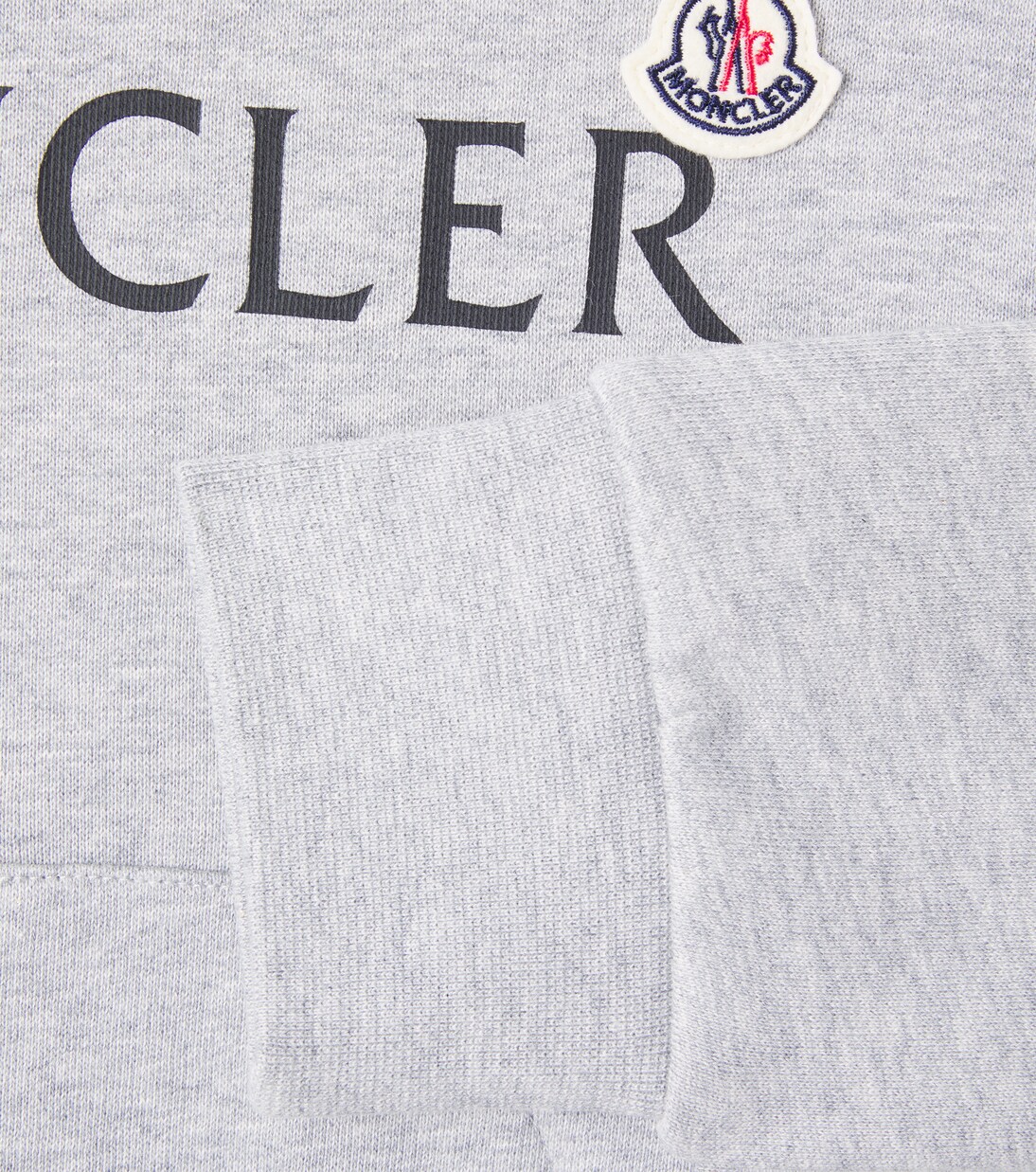 Logo棉质针织帽衫 | Moncler Enfant