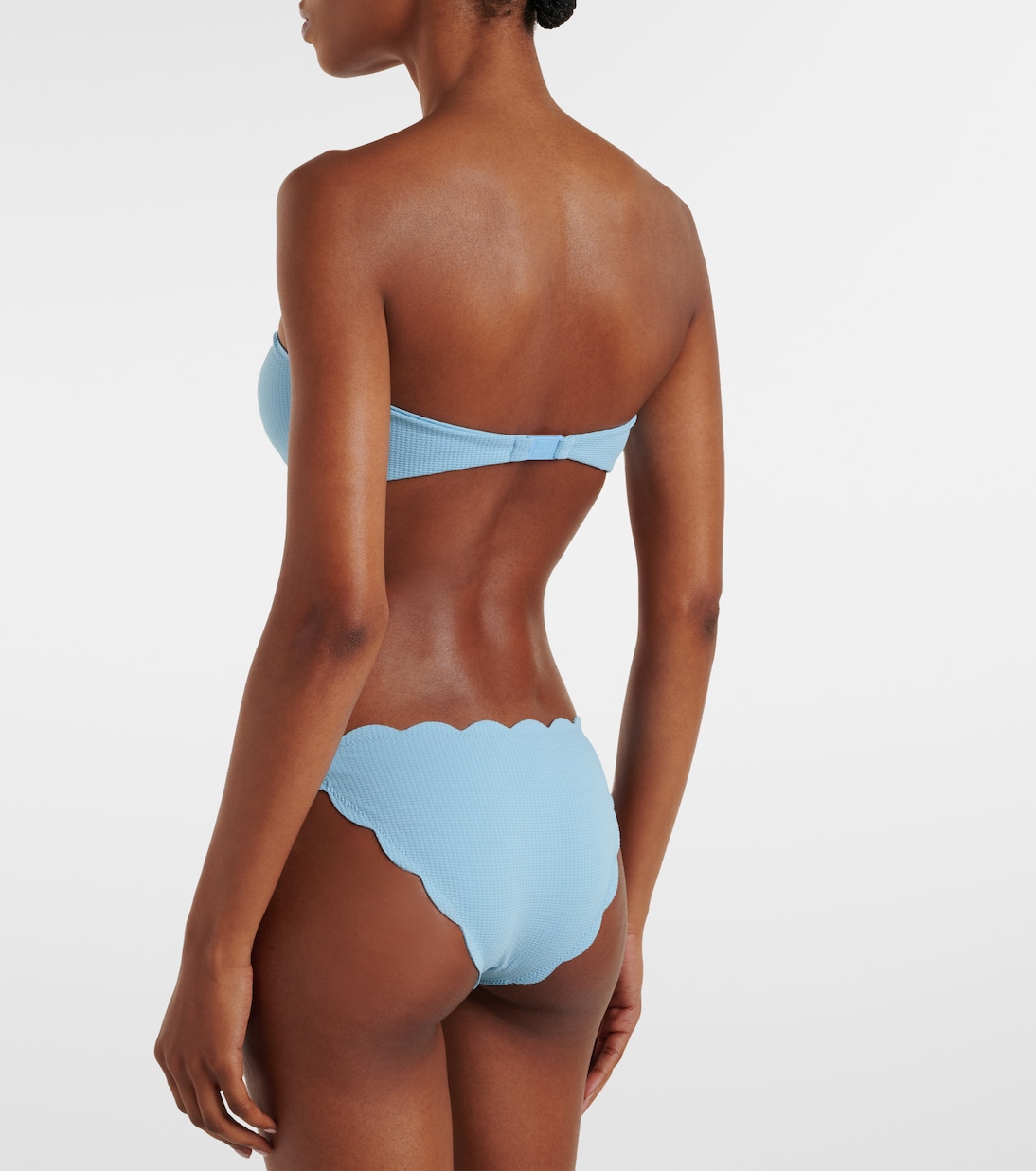Antibes scalloped bikini bandeau top | Marysia