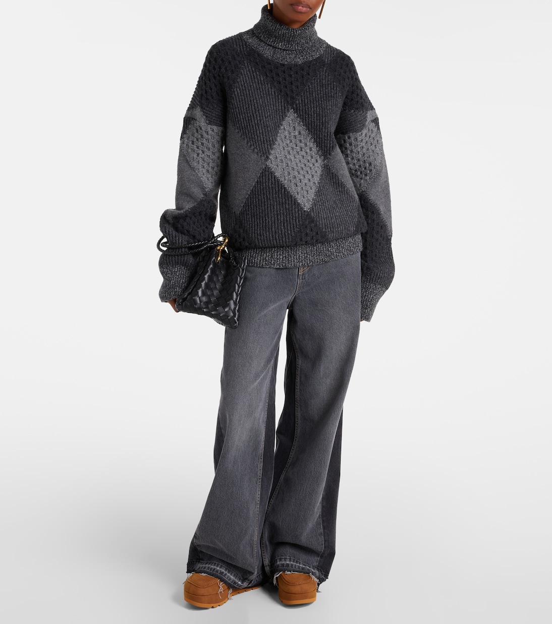 Sneak-Elyse 포 스웨이드 웨지 뮬 | Stella McCartney