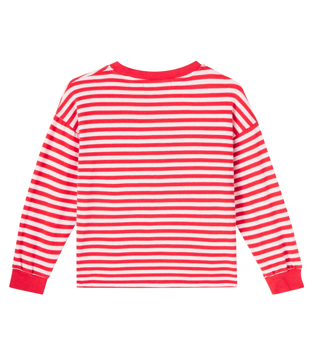 Logo striped cotton T-shirt | Bobo Choses