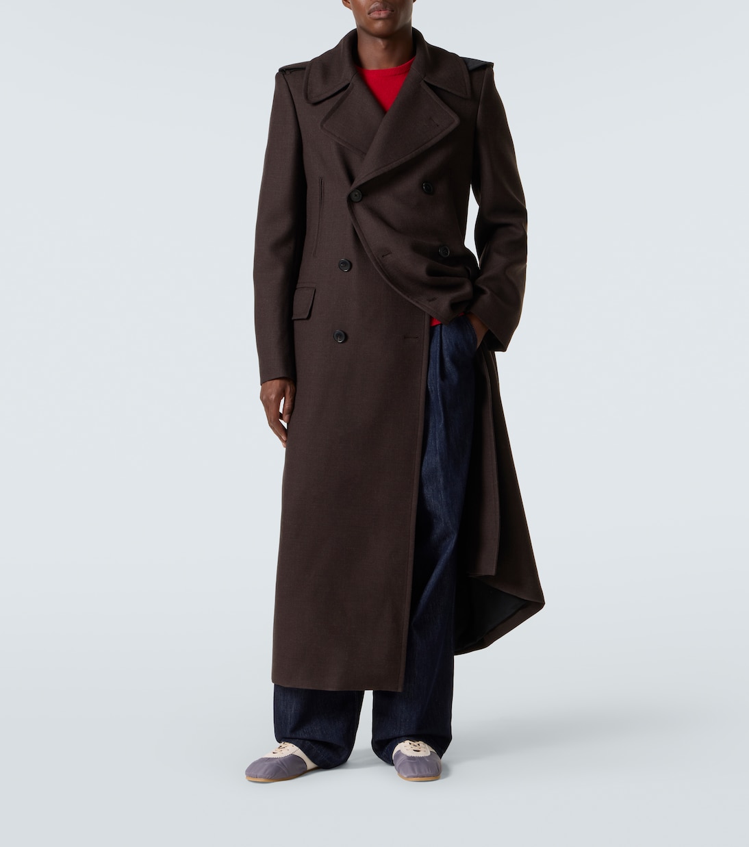 Sneakers mit Leder | Dries Van Noten