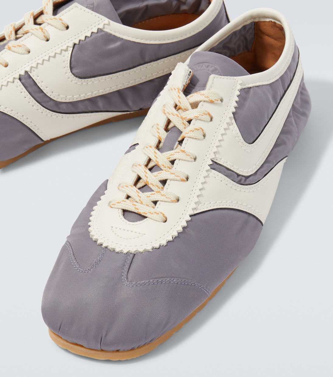 Sneakers mit Leder | Dries Van Noten